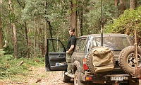 Lachlan navigates for the CAT